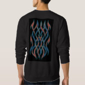 Liquid Harmony Drip Art Sweatshirt (Dos)
