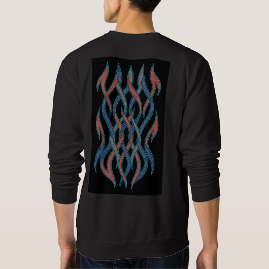 Liquid Harmony Drip Art Sweatshirt (Dos)