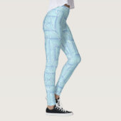 Liquid Ice Luxe - Leggings Motifs Aqua futuristes (Droite)