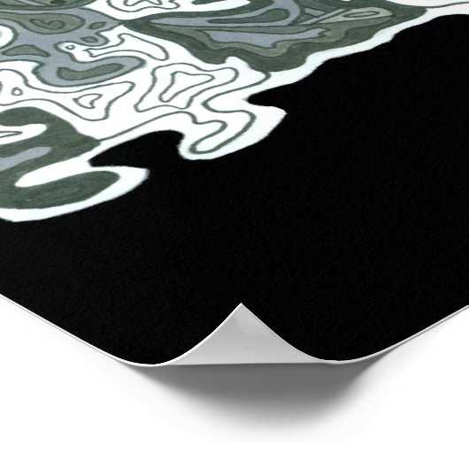 "Liquid Logic"-Poster Poster (Hoek)