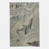 Liquid Marble Wave Glitter Glam 1 Theedoek (Verticaal)