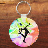 LIQUID RAINBOW EN SKATER SLEUTELHANGER (Voorkant)