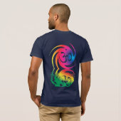 Liquid Rainbow OM Symbool Shirt (Achterkant volledig)