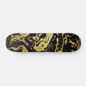 Liquid Rich Gold black zwemt dij Skateboard (Horizontaal)