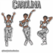 Liquid Silver Dancer #1 Sticker (Voorkant)