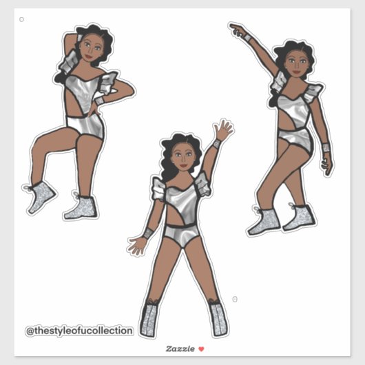 Liquid Silver Dancer #1 Sticker (Vel)