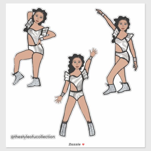 Liquid Silver Dancer #2 Sticker (Vel)