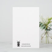 LIQUID SKY ONTWERP -01 BRIEFPAPIER (Staand voorkant)