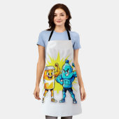 Liquid Strength – Funny Juice & Water Muscle Desig Schort (Gedragen)