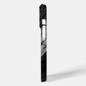 Liquid Swirl Abstract Pattern in zwart en wit Case-Mate iPhone Case (Achterkant / Links)