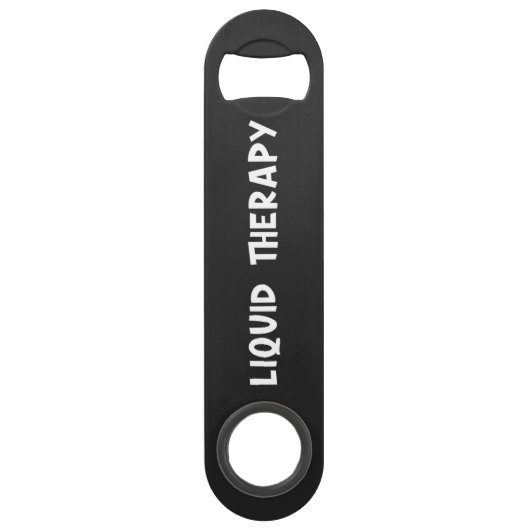 Liquid Therapy Beer Steel Bottle Opener (Devant)