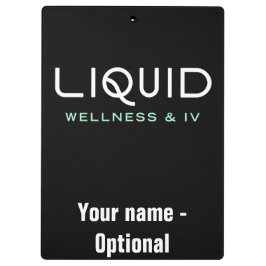 Liquid Wellness & IV Klembord - Zwart