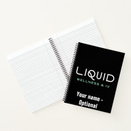 Liquid Wellness & IV Notitieboek - Zwart