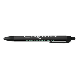 Liquid Wellness & IV-notitieboek - Zwart Zwarte Inkt Pen
