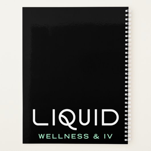 Liquid Wellness & IV Planner - Black (Dos)