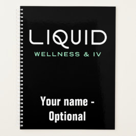 Liquid Wellness & IV Planner - Zwart