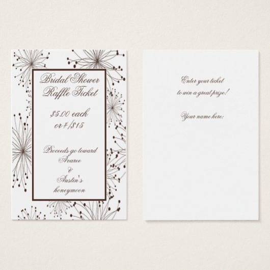 Liquide Brown et blanc (Devant & derrière)