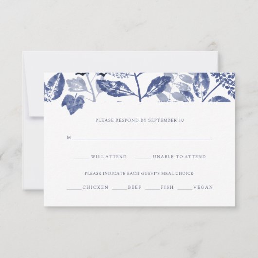 Liquide encastré | Mariage RSVP avec choix de repa (Dos)