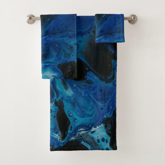 Liquide psychédélique bleu foncé (En situation)