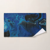 Liquide psychédélique bleu foncé (Serviette à main)