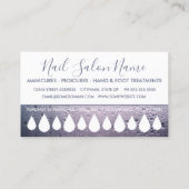 liquide salon à ongles baisse la fidélité carte pu (Dos)