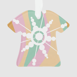 Liquide Tie Dye Rétro Groovy Noël Beige Vert