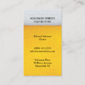 Liquor Bierwinkel Visitekaartje (Voorkant)