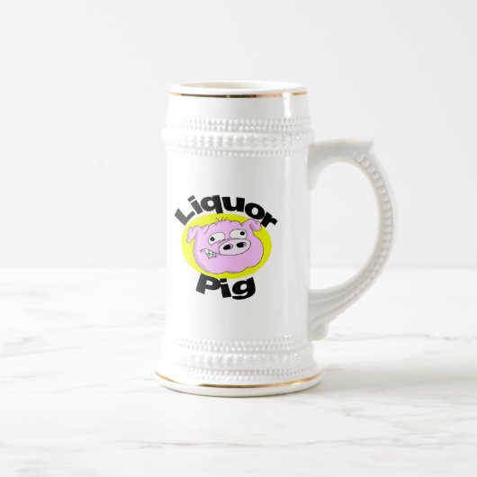 Liquor pig Stein Bierpul (Rechts)
