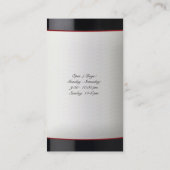 Liquor Wine Store Visitekaartje (Achterkant)