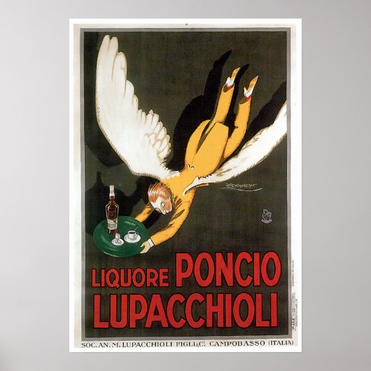 Liquore Poncio Lupacchioli  Drink en kunst Poster (Voorkant)