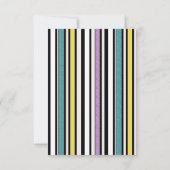 Liquorice candy stripe RSVP kaartje (Achterkant)