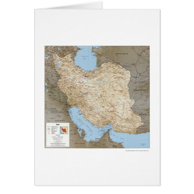 L'Iran a détaillé la carte 1991 (Devant)