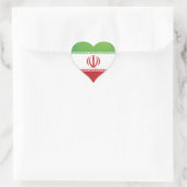 L'Iran aime drapeau orgueil autocollant (Sac)