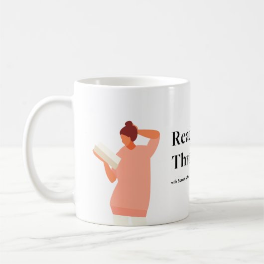 Lire à travers la vie Mug (Gauche)