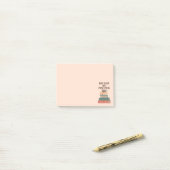 Lire des livres et boire du café Notes post-it (Sur un bureau)