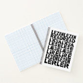 Lire en 8 langues Lino Imprimer Carnet spiral (Intérieur)