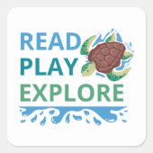 Lire Jouer Explorer Autocollant de lecture pour en (Devant)