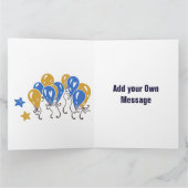 Lire la description - Carte de vœux pliée uniqueme (Intérieur)