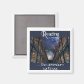 Lire ... l'aventure continue aimant (Recto/Verso)