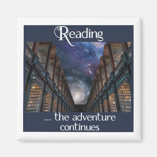 Lire ... l'aventure continue aimant (Devant)