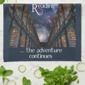 Lire ... l'aventure continue le thé serviette (Plié)