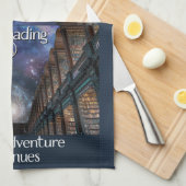 Lire ... l'aventure continue le thé serviette (Quart Plié)