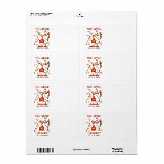 LIRE le étiquette (Feuille entière)