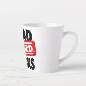 Lire Livres interdits Latte Mug (Droite)