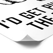 Lire Minds Punching Funny Poster (Coin)