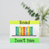 Lire Ne Pas Bannir Carte Postale (Debout devant)
