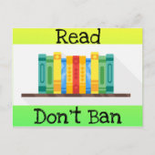 Lire Ne Pas Bannir Carte Postale (Devant)