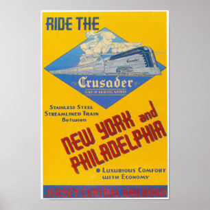 Lire Railroad Crusader Train 1937 Poster