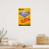 Lire Railroad Crusader Train 1937 Poster (Cuisine)