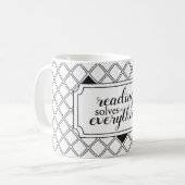 Lire résout tout le café Mug (Devant gauche)
